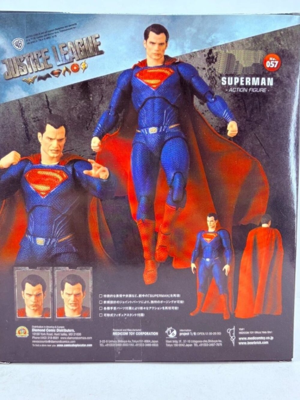 Superman Justice League DC Comics No.057 Action Figure Toy Gift New in Box - Picture 2 of 8